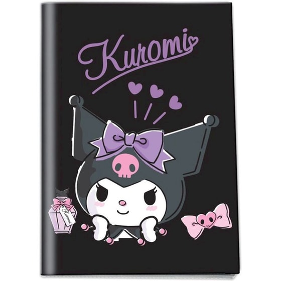 Τετράδιο Καρφίτσα Graffiti 40 Φύλλων Kuromi 17x25cm (1 Τεμάχιο) image 0